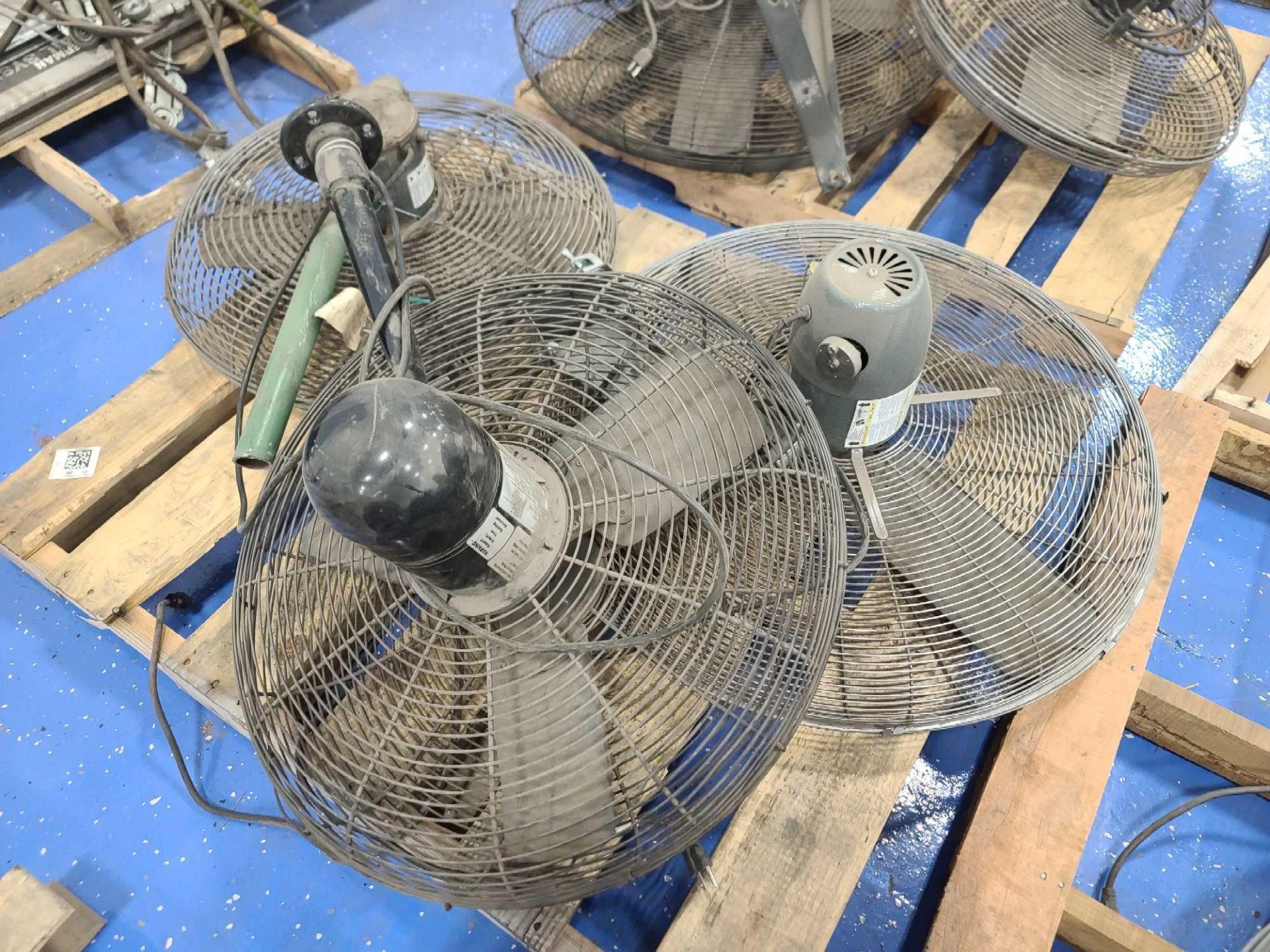 (3) Industrial Wall Mounted Fans