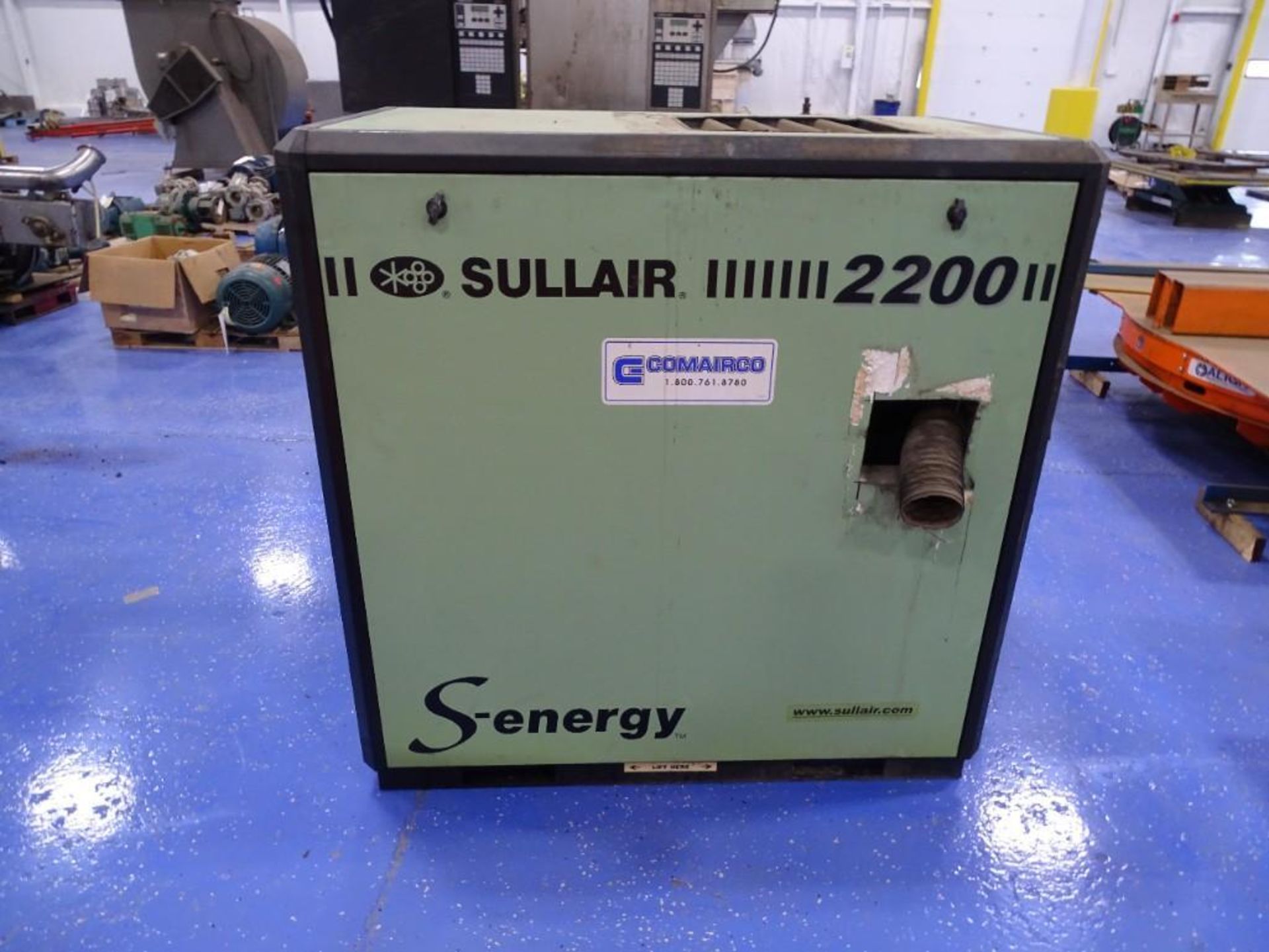 Sullair 30 Horsepower Compressor & Devair Air Tank - Image 3 of 8