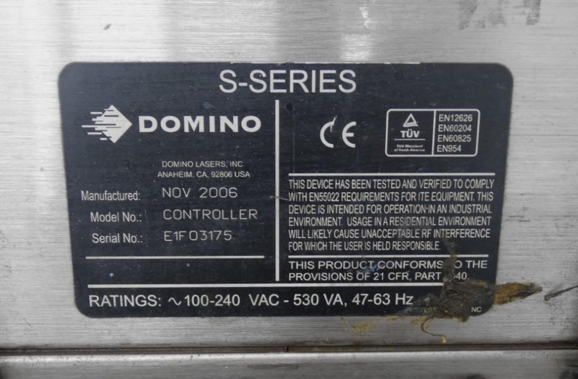 Domino S300+ Laser Coder - Image 8 of 8