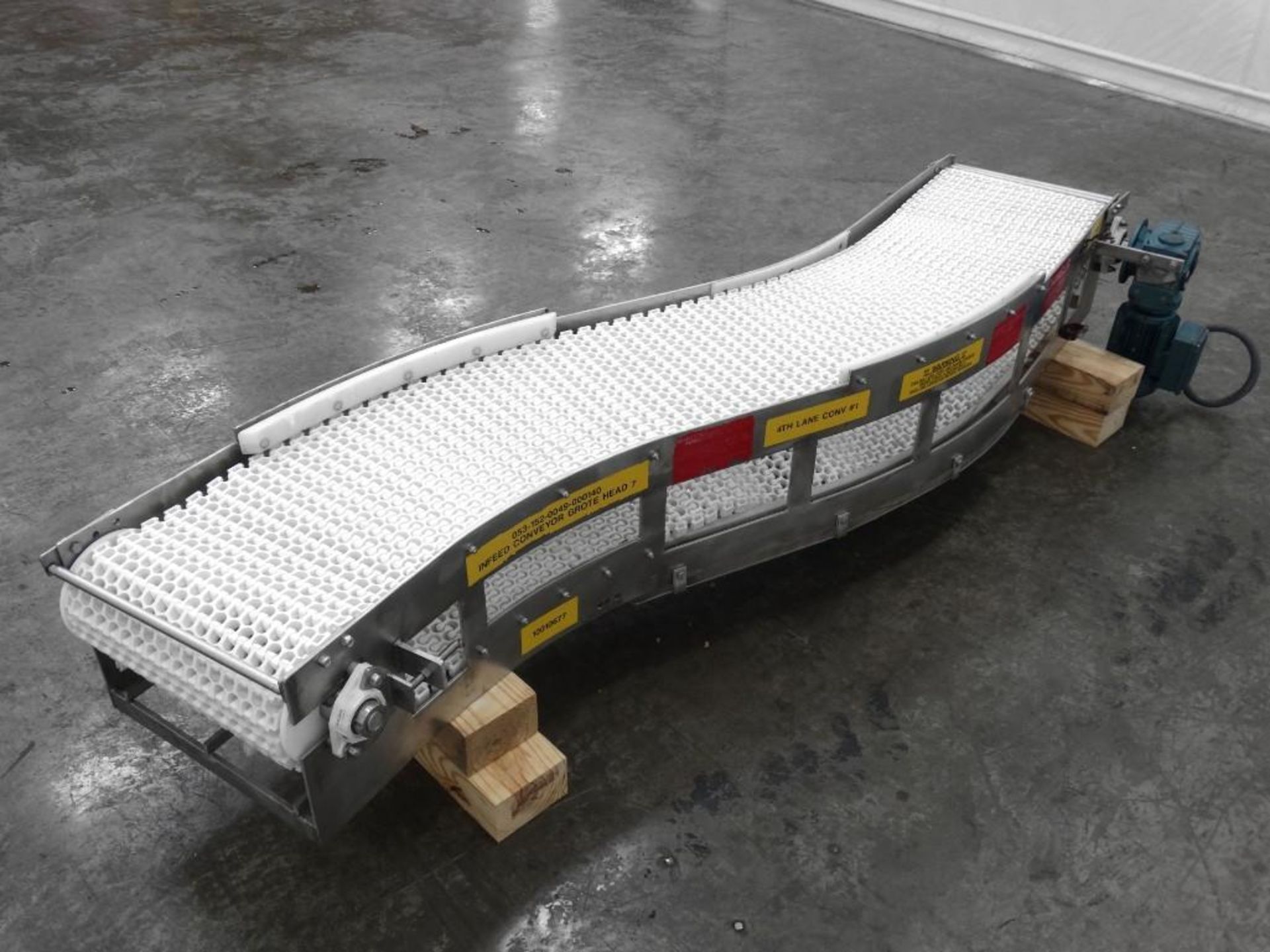 Plastic Mat Top Conveyor 92" Long x 16" Wide - Image 3 of 7