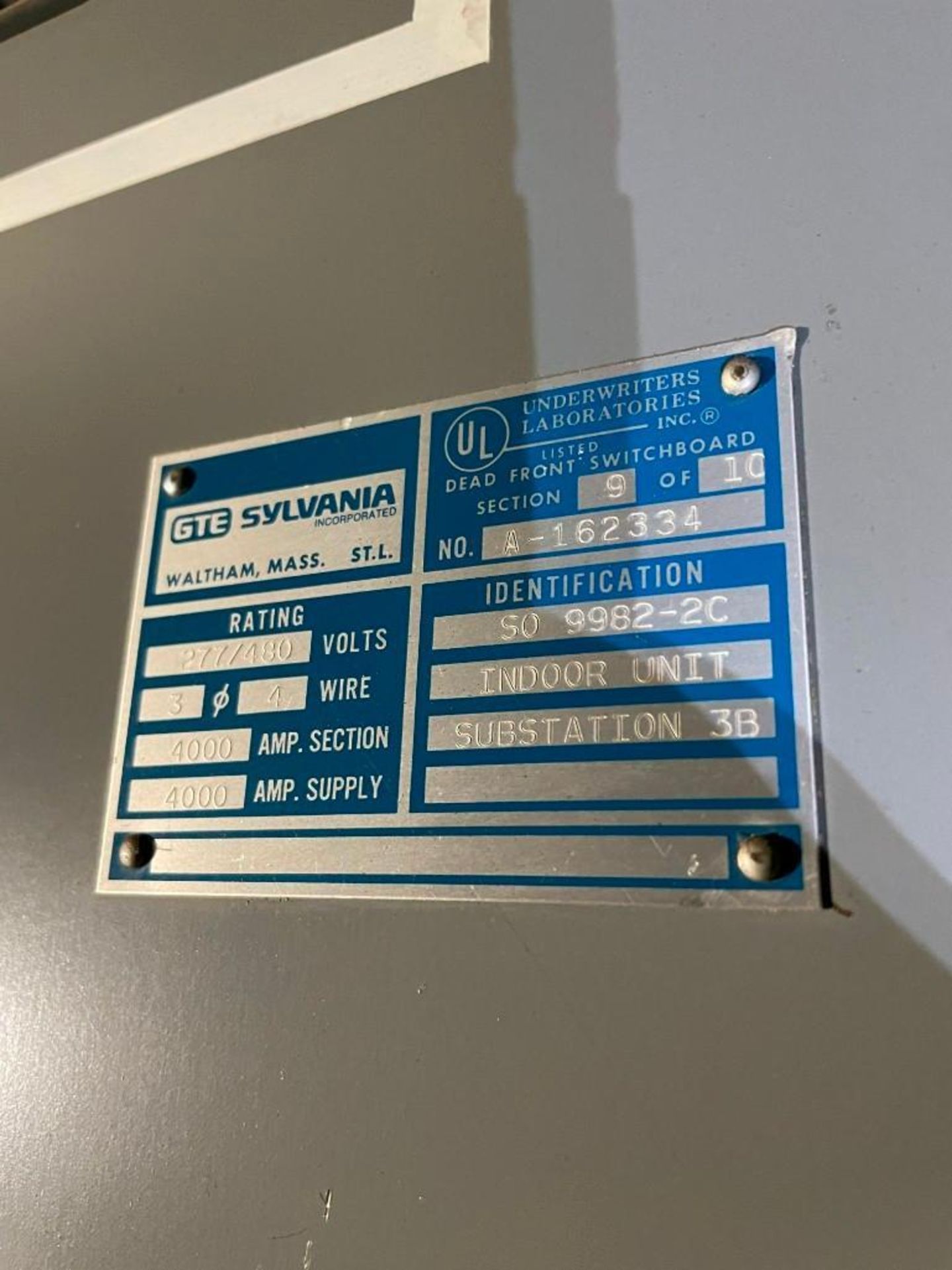 Sylvania Indoor Unit Substation 13.8KV - Image 4 of 4