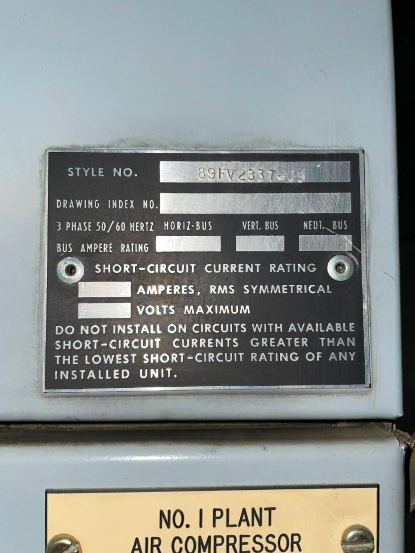 Furnas System 89 Model 89FV2337-05 Motor Control Center - Image 5 of 6