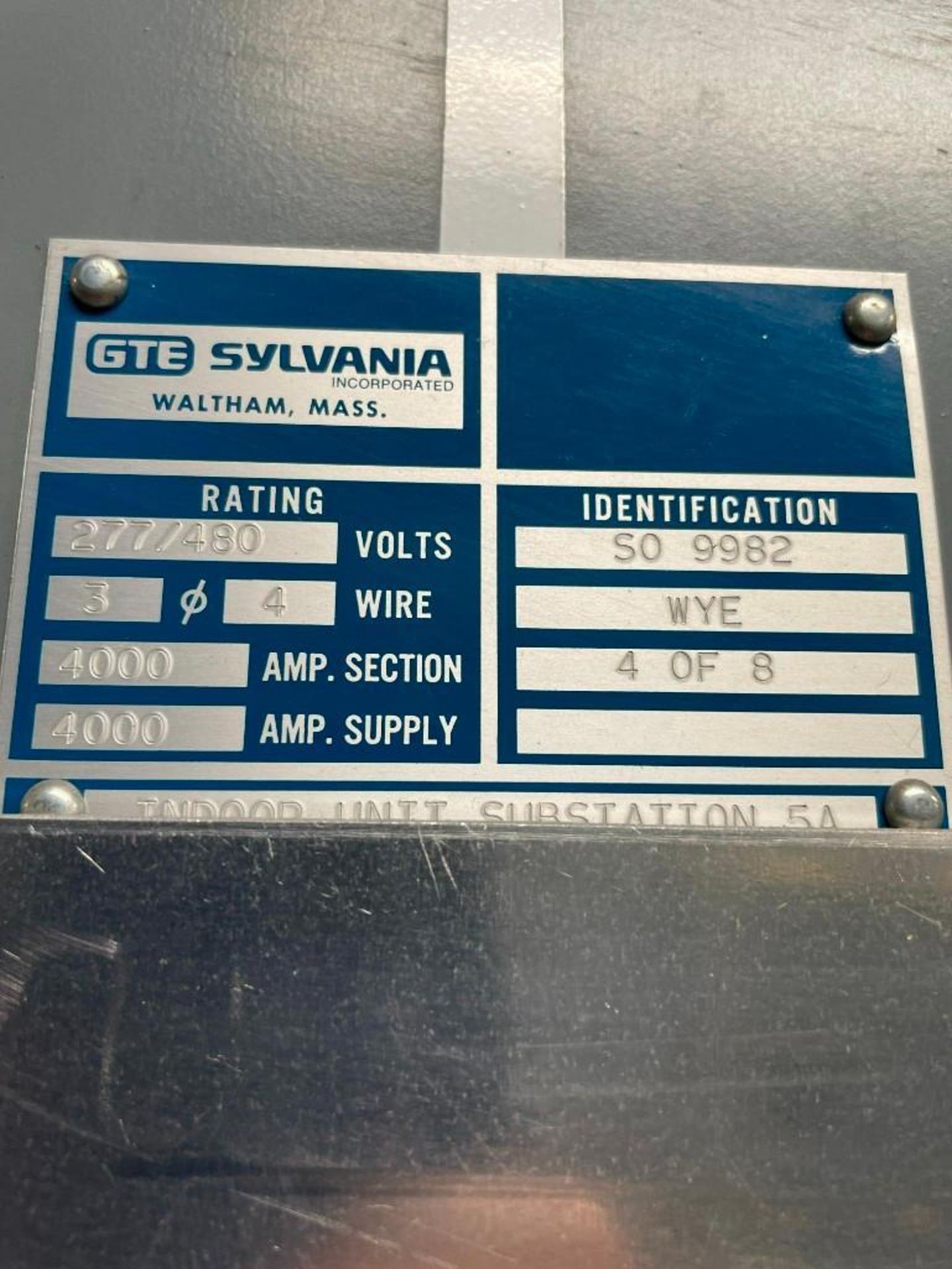 Sylvania Substation and Square D Transformer SHT - Image 7 of 7