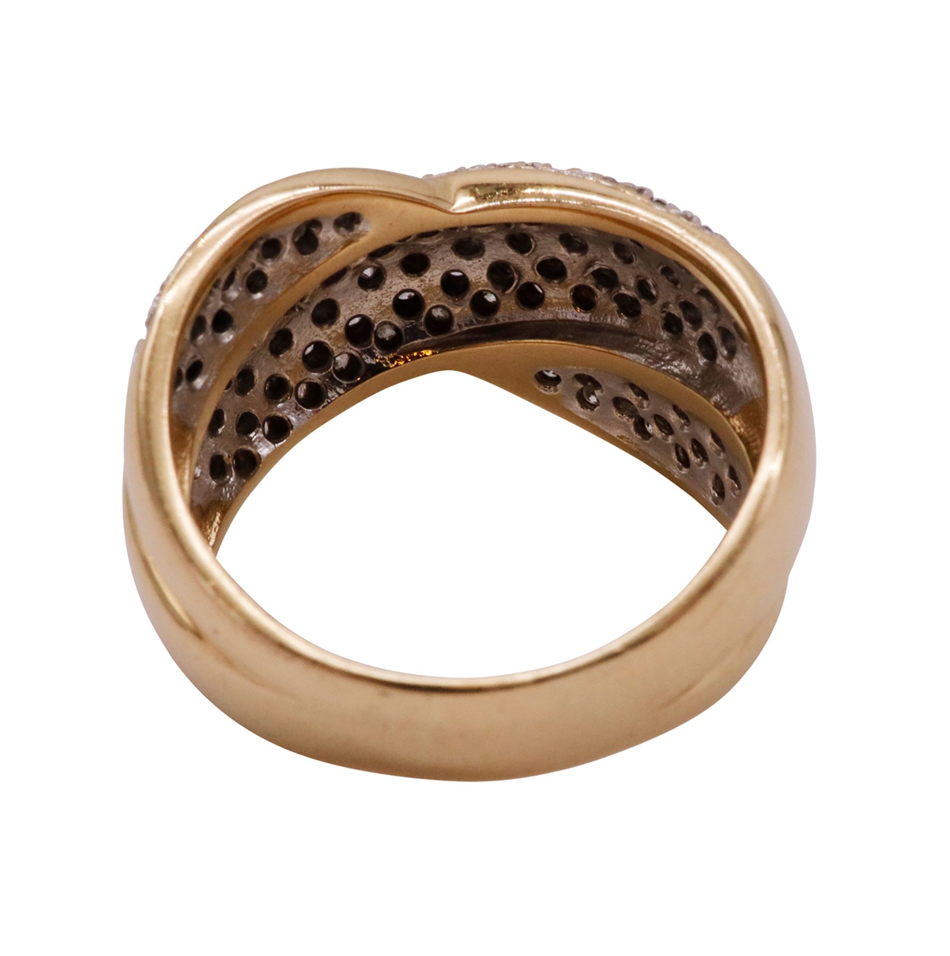 Ring Gelbgold mit Brillanten - Image 2 of 3