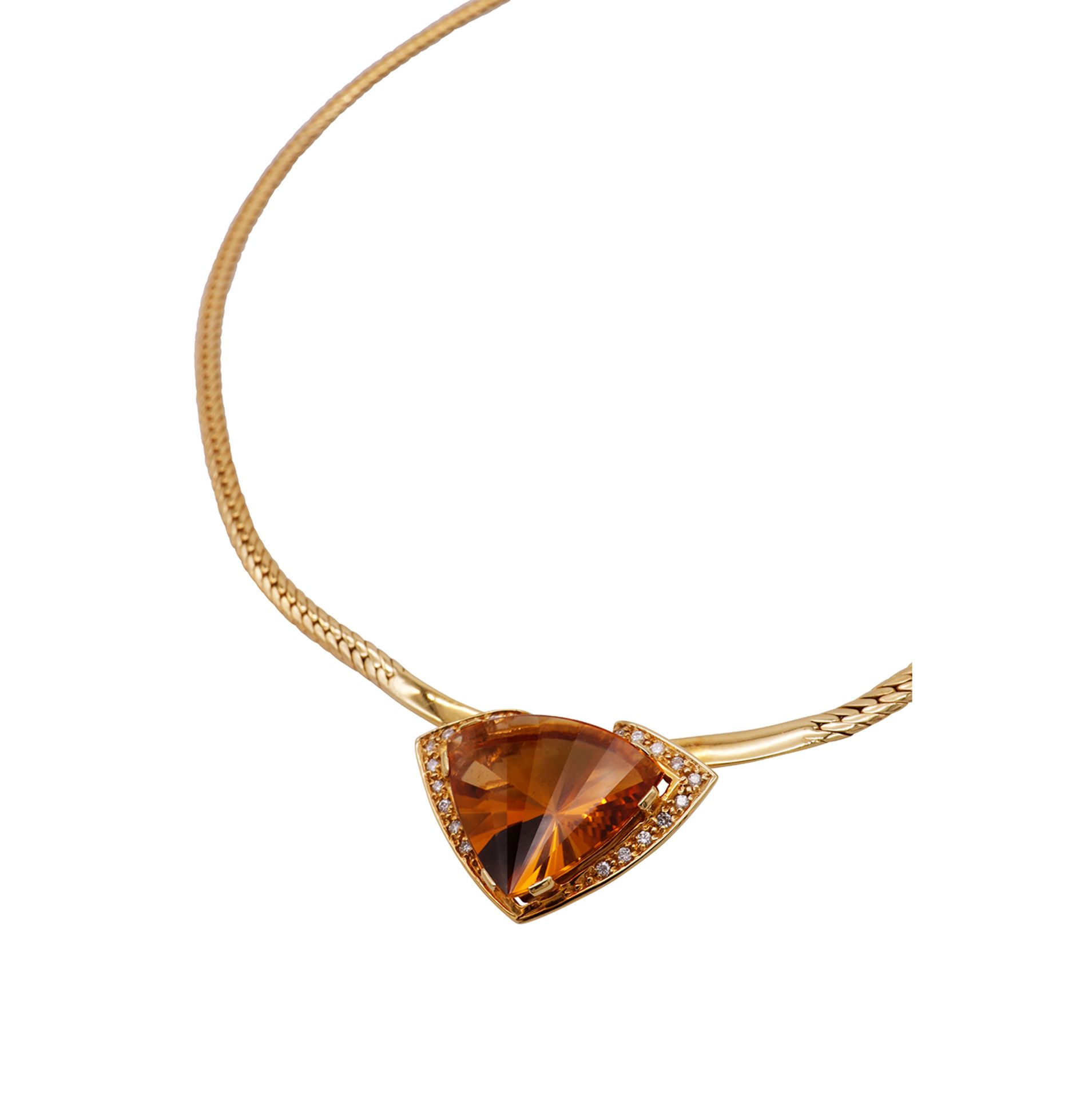 Collier Gelbgold Citrin - Image 3 of 7