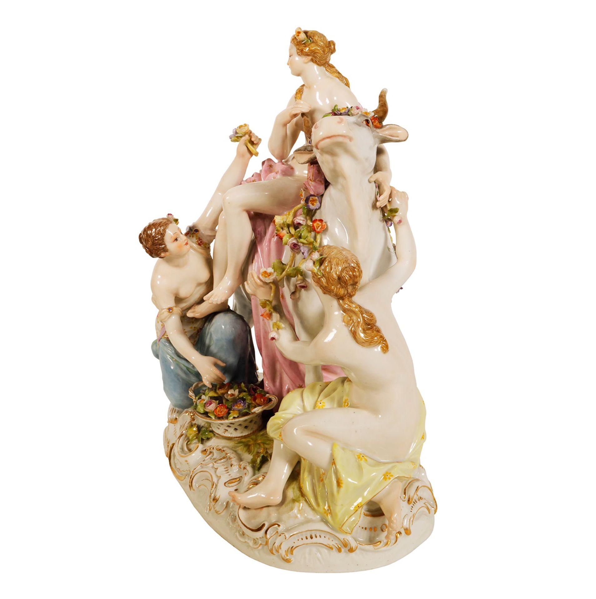 MEISSEN Figur Model 2697 'Europa auf dem Stier' - Bild 2 aus 3