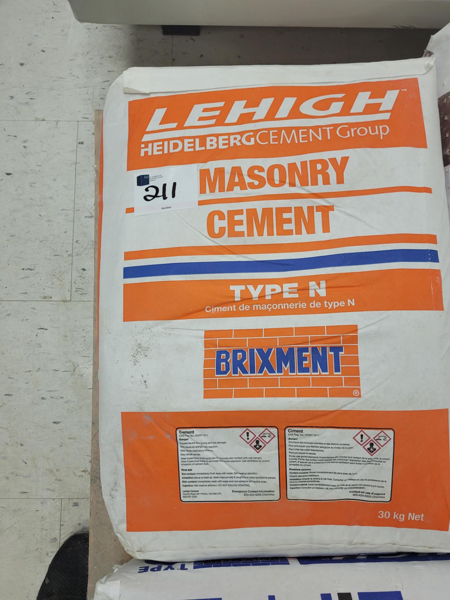 Lehigh Masonry Cement Type N 30k/66lb (Full Skid)