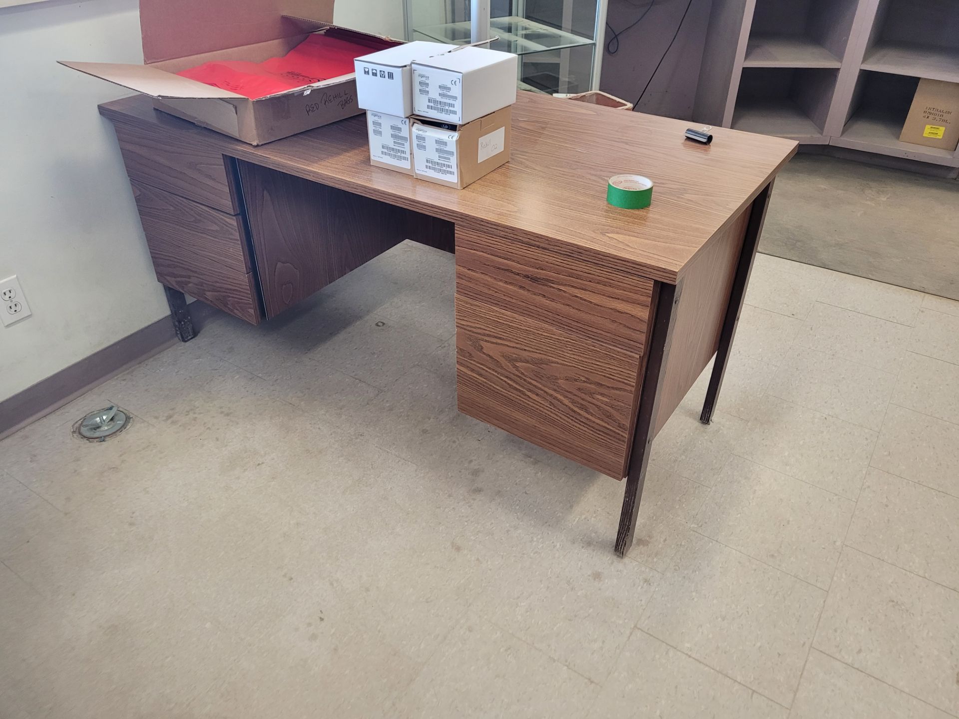 Straight Wooden Desk