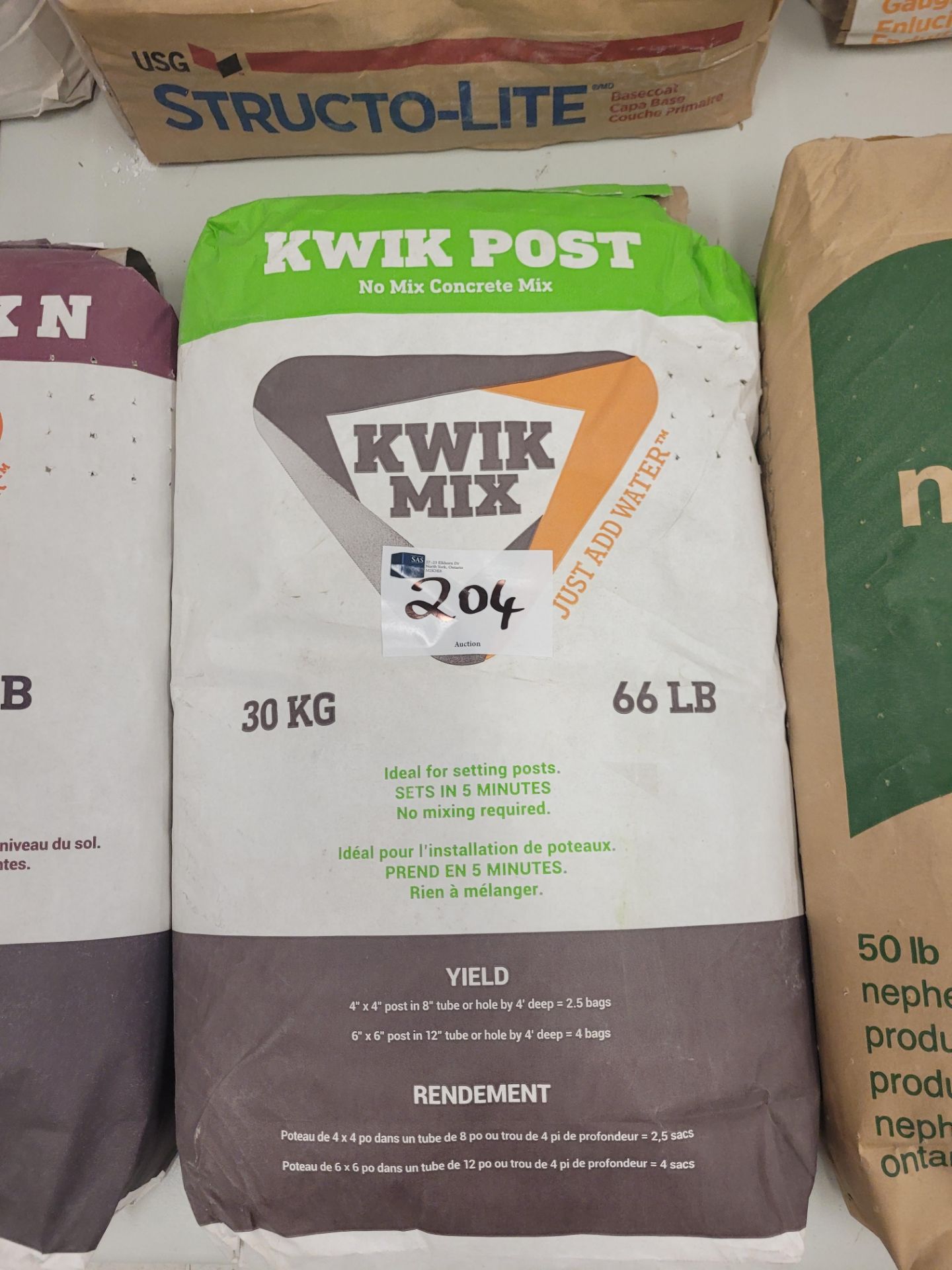 Kwik Mix Kwik Post 30k/66lb