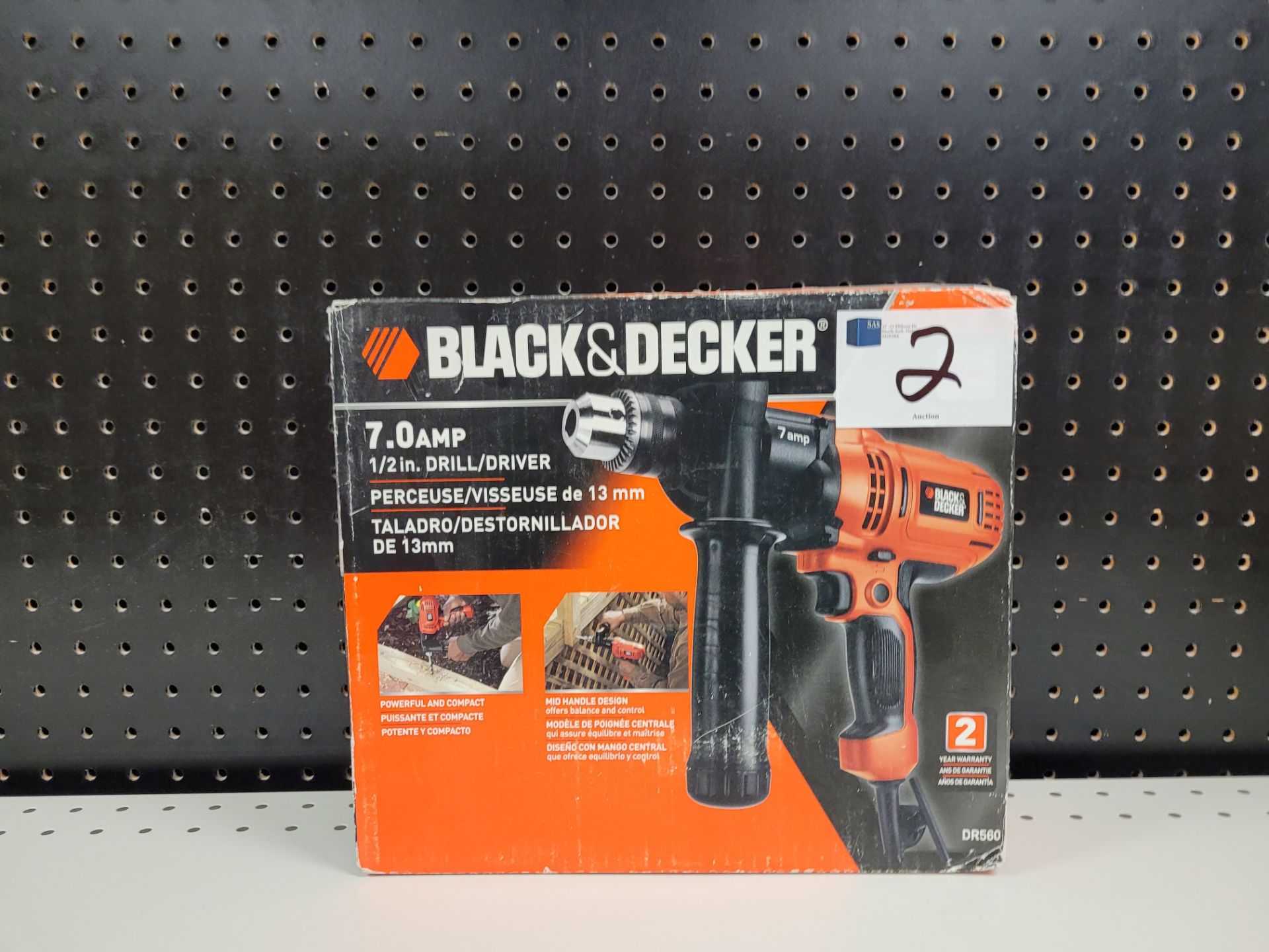Black & Decker 7.0 amp 1/2" Corded Drill Driver