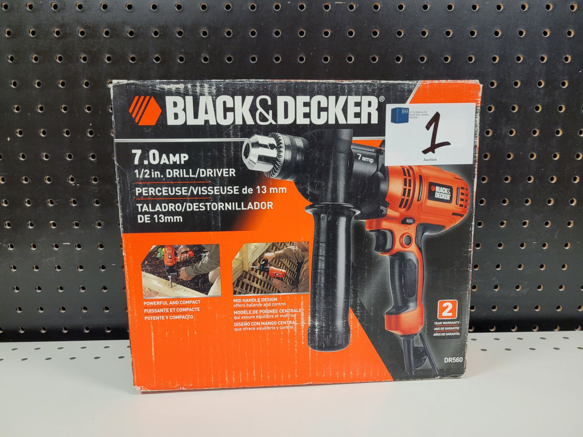 Black & Decker 7.0 amp 1/2" Corded Drill Driver