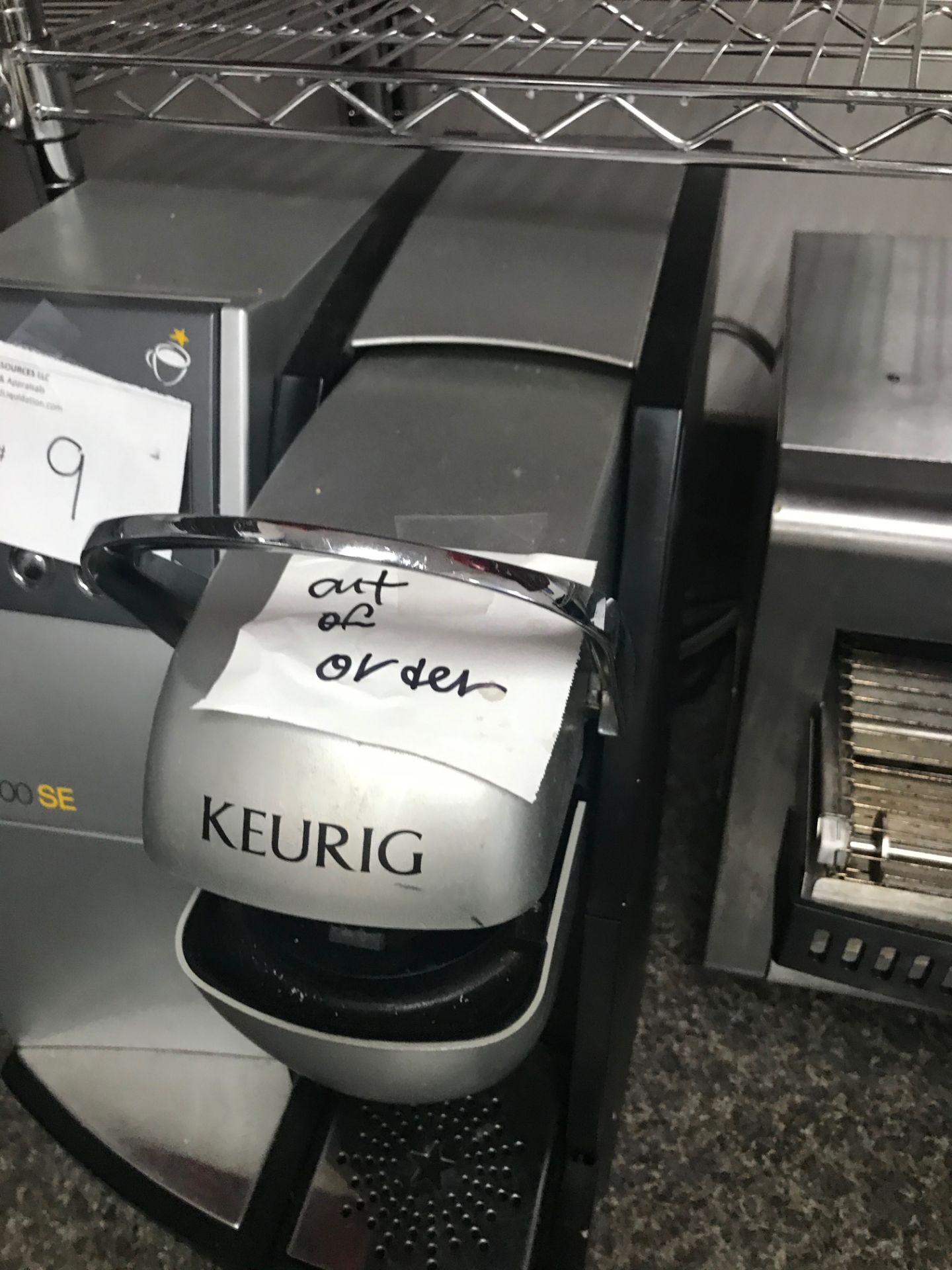 KEURIG COFFEE MAKER (BROKEN) - Image 5 of 5