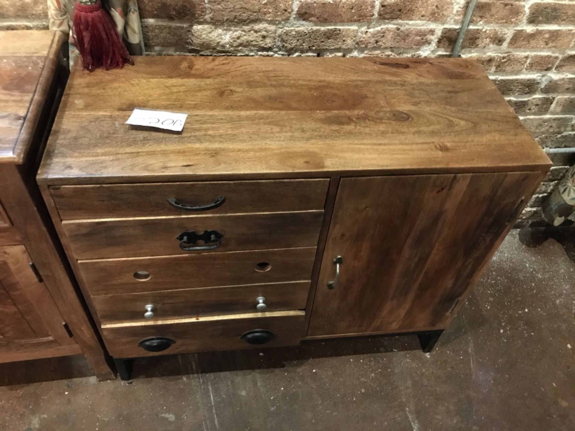 LOT OF: (2) WOODEN CHESTS