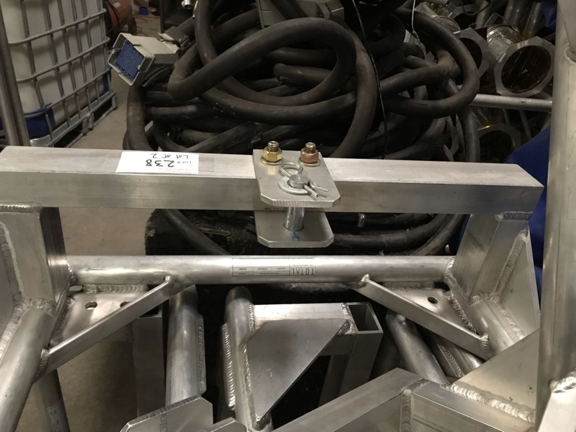 LOT OF: (2) 30" X 30" W/ A 12" RISE, WHD HOIST CRADLE BRACKET - Image 2 of 5