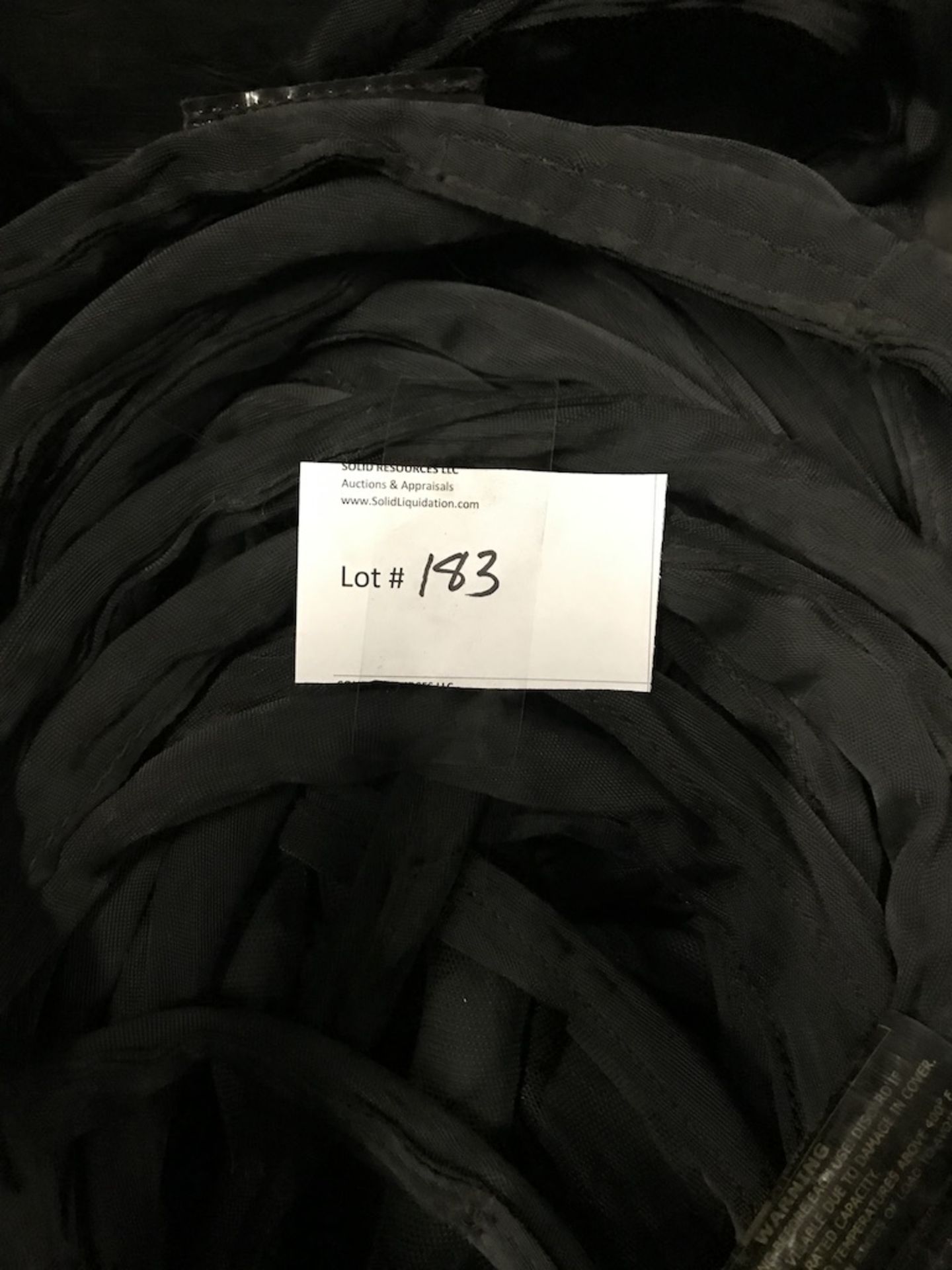 (1) ROLLING BOX OF MISC. LENGTH AND SIZE HOIST SLINGS - Image 3 of 3