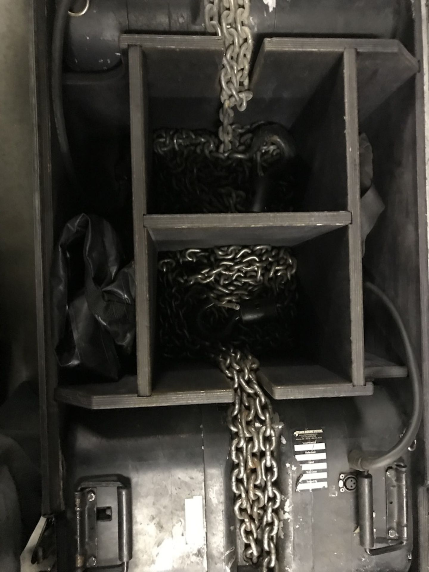 LOT OF: (2) ATLANTA RIGGING SYSTEMS LODESTAR ELECTRIC CHAIN HOISTS RATED FOR 1 TON, BOTH HAVE 60' FE - Image 5 of 5