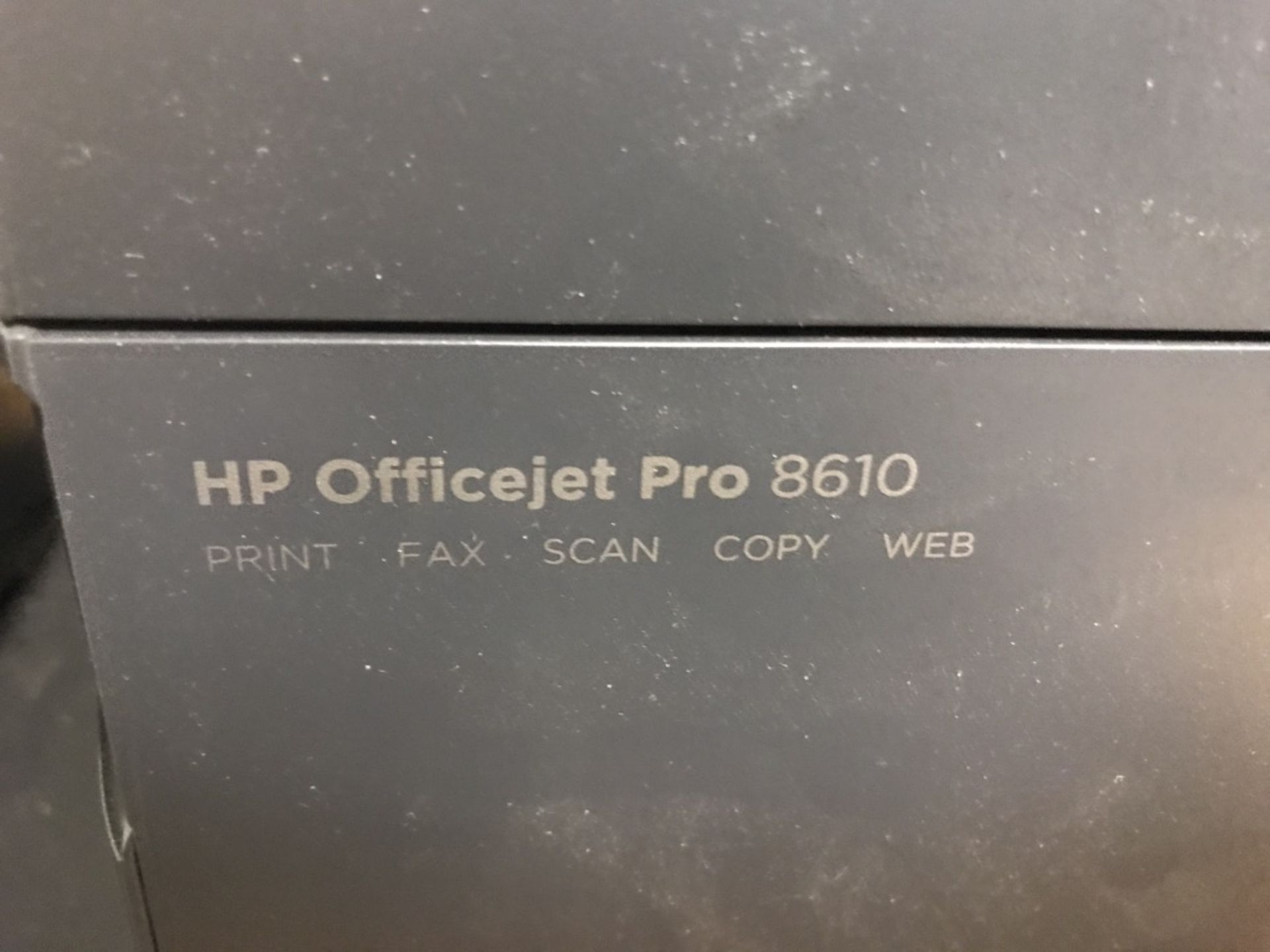 HP OFFICE JET PRO 8610 (OUT OF SERVICE-POWERS ON) - Image 2 of 2