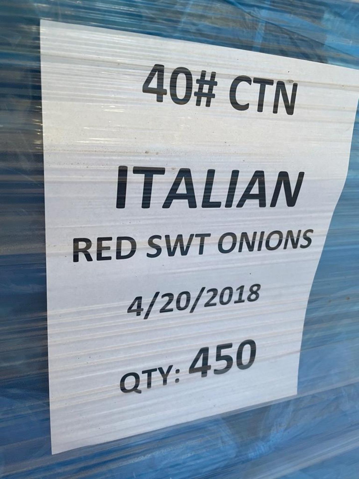 Italian Red Swt Onions 40# CTN - Image 2 of 2