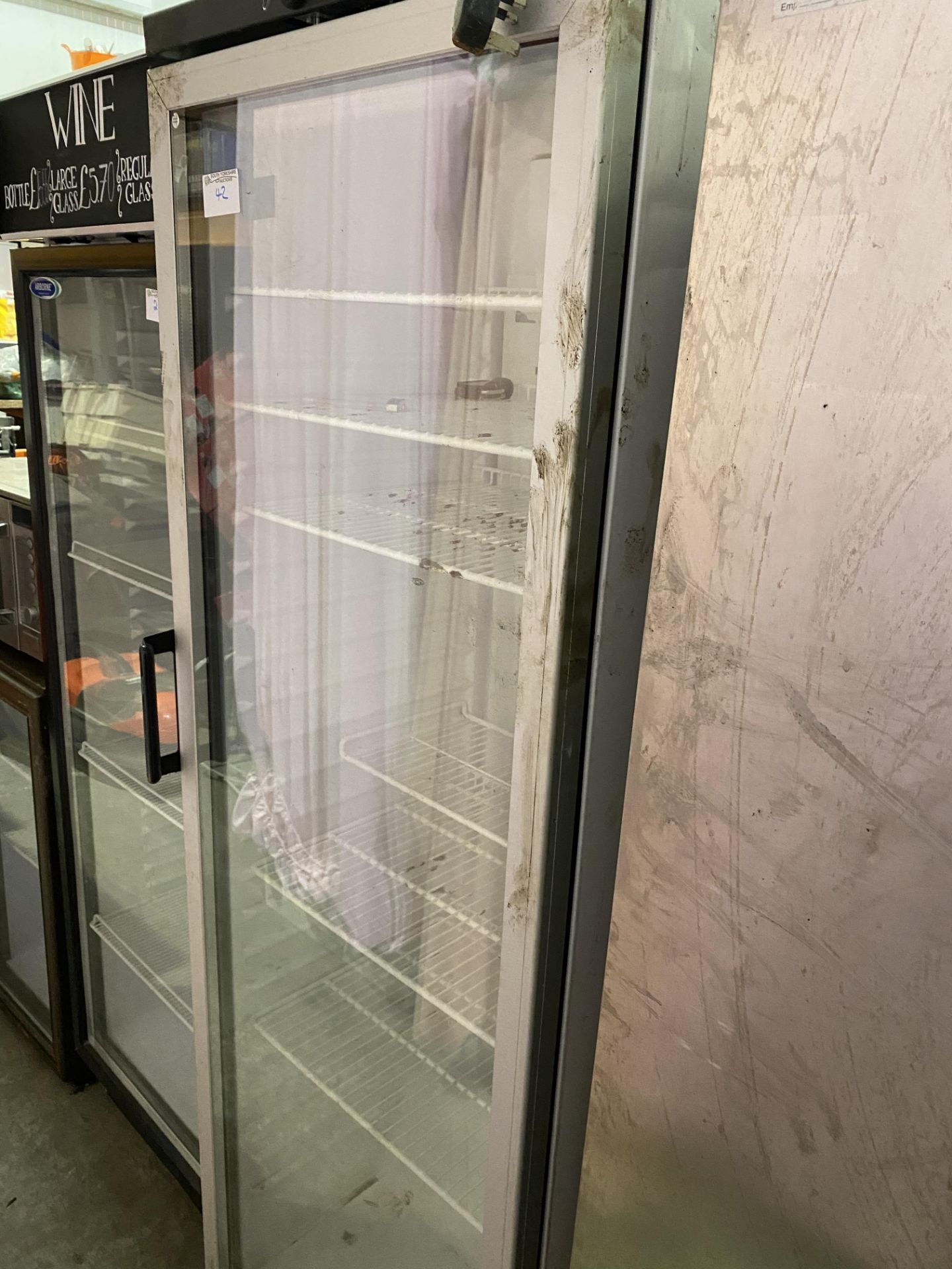 Single Tall Pop Fridge, See Through Door