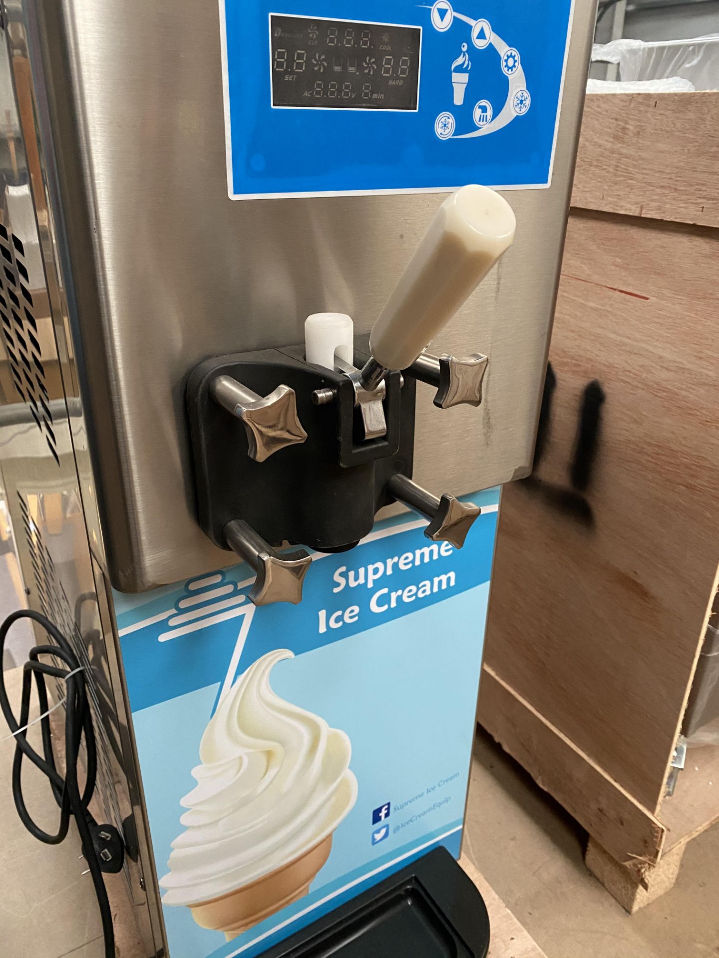 New Unused Single Ice Cream Machine, Pump - Image 5 of 7