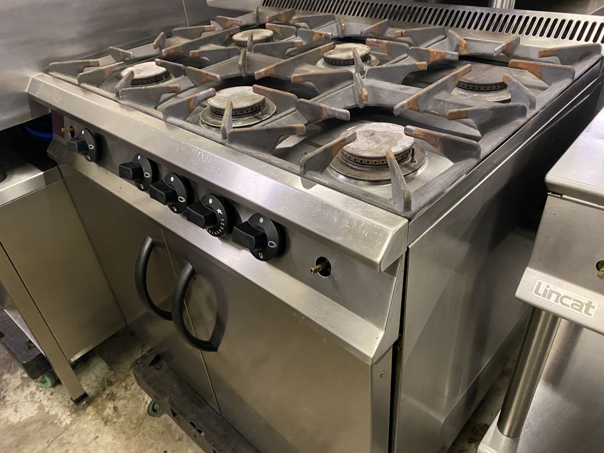 Moorwood Vulcan 6 Burner Gas Cooking Range - Image 3 of 3