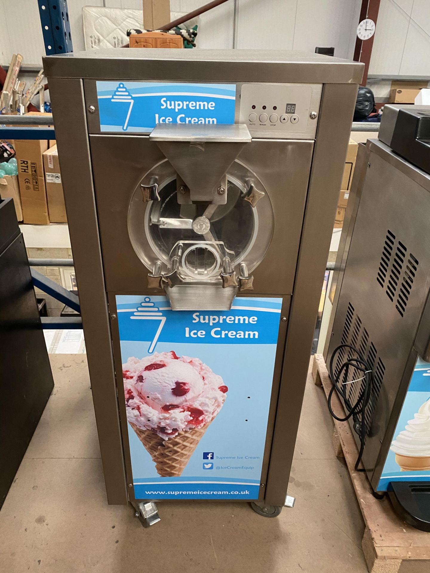 New Ex Demo SB2 Ice Cream Machine Batch Freezer