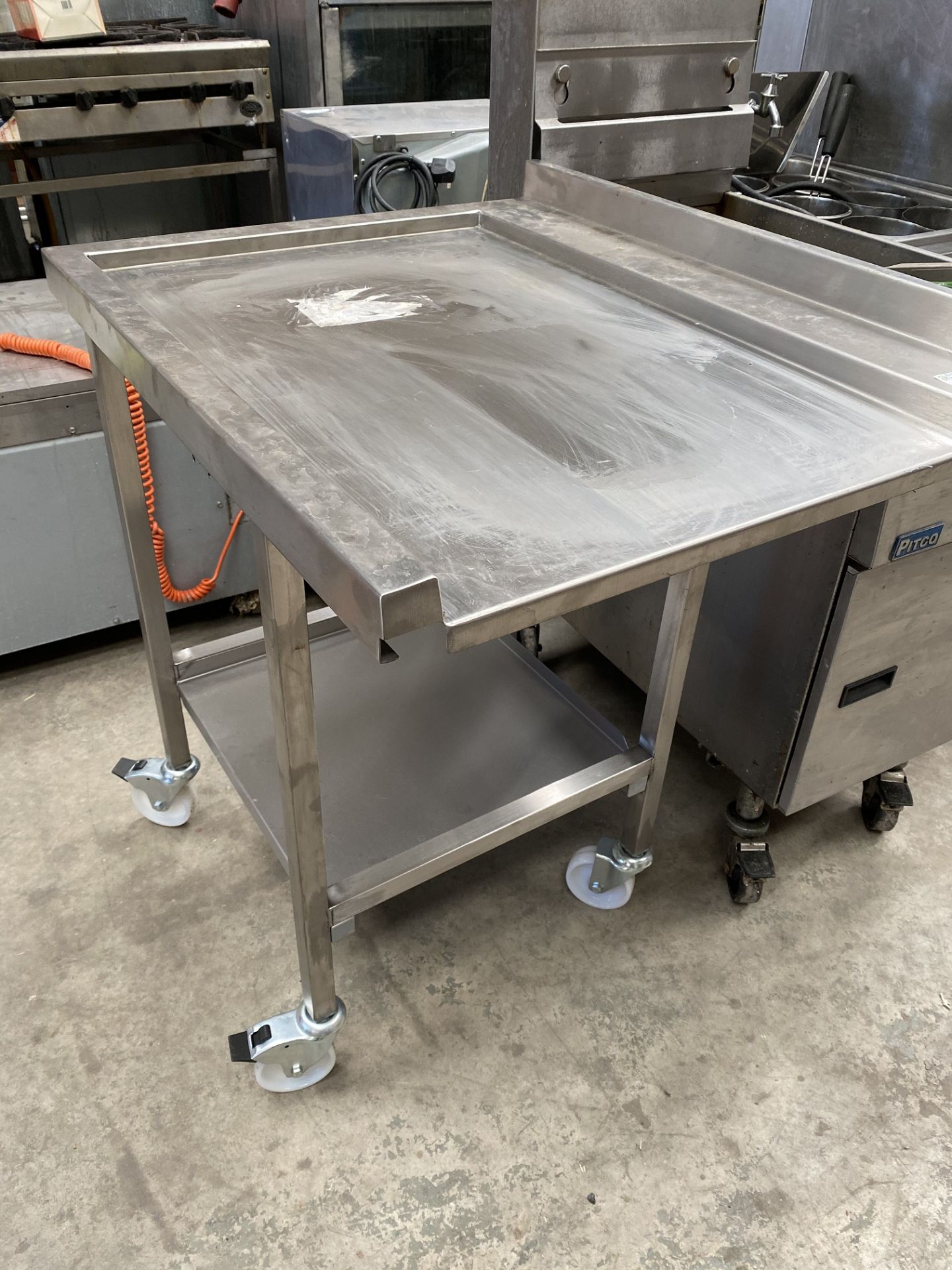 Dishwasher Table on Wheels