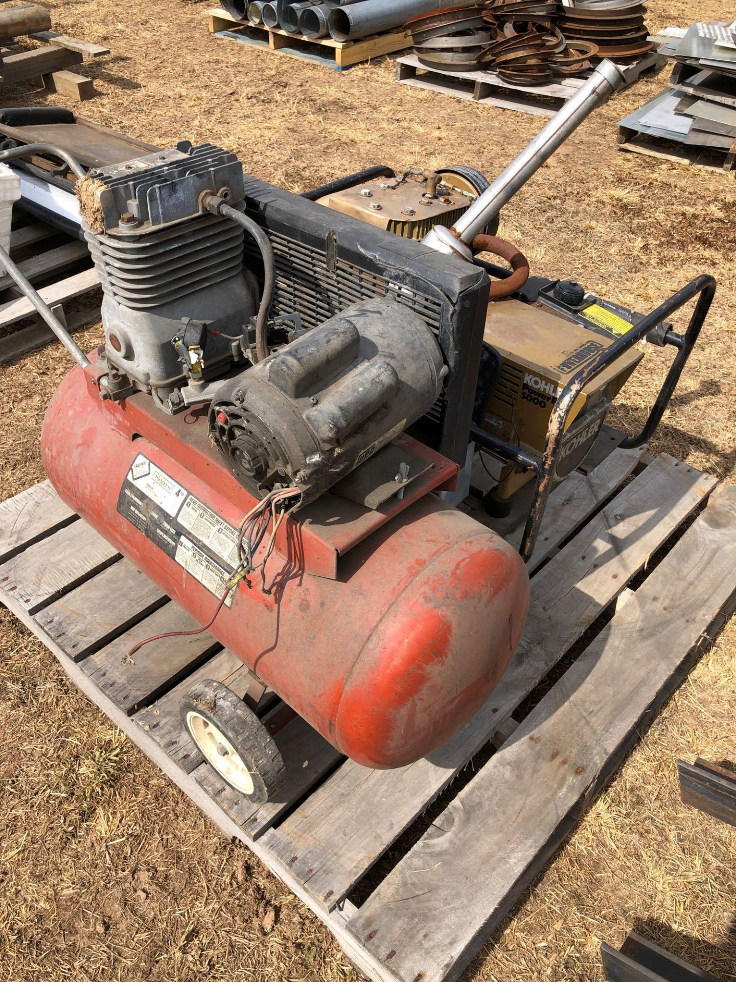 Air Compressor and Generator - Image 3 of 8