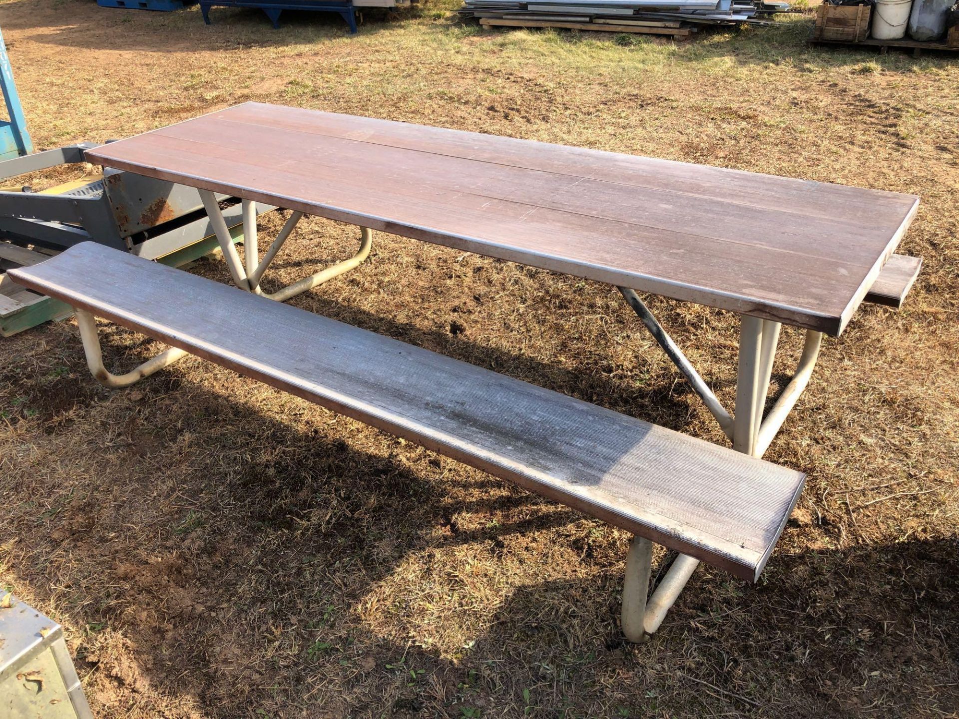 8ft Aluminum Picnic Table