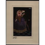GEORGES BARBIER (1882-1932) THEATRE HAND-COLOURED ETCHING ON WOVE ca. 1912 ARTIST PROOF