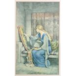 COLOURED PRINT OF W H MARGETSON