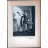 SUSAN VALENTINE (BALLET DANCER) VINTAGE PHOTOGRAPH ON CARD BY RAMSEY & MUSPRATT