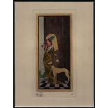 GEORGES BARBIER (1882-1932) THEATRE HAND-COLOURED ETCHING ON WOVE ca. 1912 ARTIST PROOF