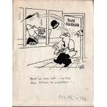 CHIC, CYRIL JACOB (1926 – 2000) ORIGINAL CARTOON ARTWORK