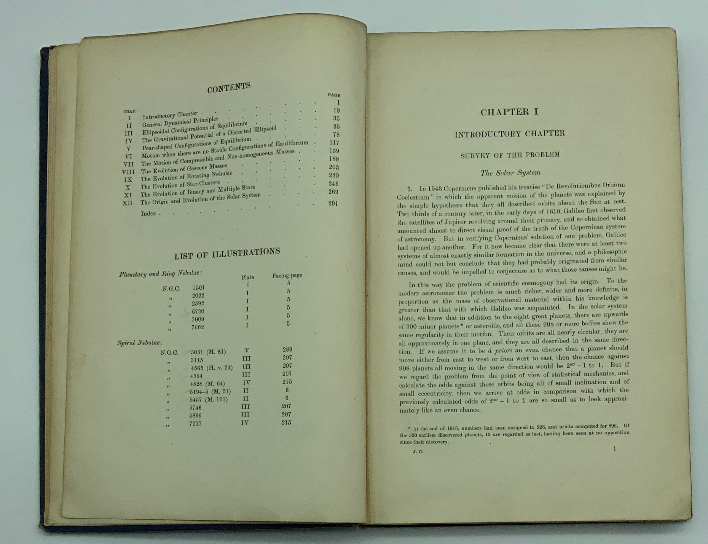 1919 PROBLEMS OF COSMOGONY AND STELLAR DYNAMICS by J. H. JEANS - Image 2 of 4