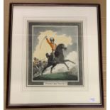 FRAMED SWORD ARM PROTECT PRINT BY THOMAS ROWLANDSON