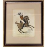 FRAMED CLERKENWELL CAVALRY PRINT BY THOMAS ROWLANDSON