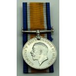 WWI BRITISH WAR MEDAL 514862 PTE W.H. MORRIS 14- LOND.R