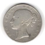 LARGE SILVER COIN 1844 QUEEN VICTORIA