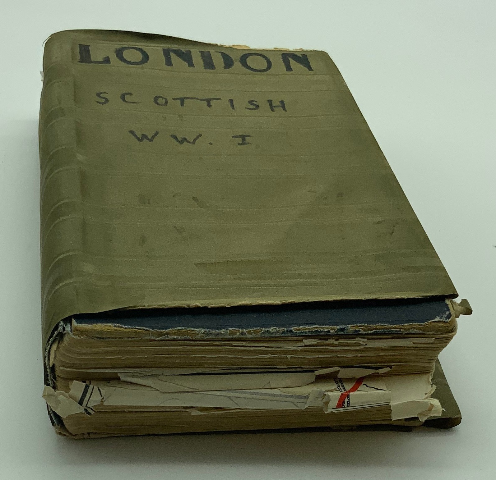 THREE BOOKS ABOUT THE LONDON SCOTTISH IN THE GREAT WAR VARIOUS EDITIONS INCLUDING SOME EPHEMERA - Image 7 of 12