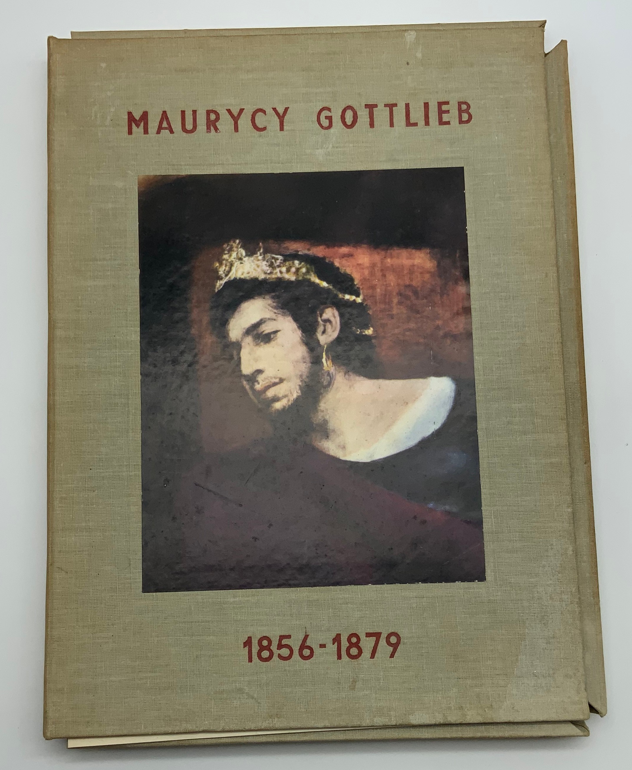 1961 MAURYCY GOTTLIEB (1856-1879) BOOK FOLIO CONTAINING 38 OF 39 REPRODUCTIONS OF THE ARTIST PAINTS