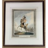 FRAMED BRIDLE ARM PROTECT PRINT BY THOMAS ROWLANDSON