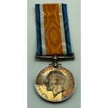 WWI BRITISH WAR MEDAL 5440 PTE D.G. SCOTT 14- LOND. R