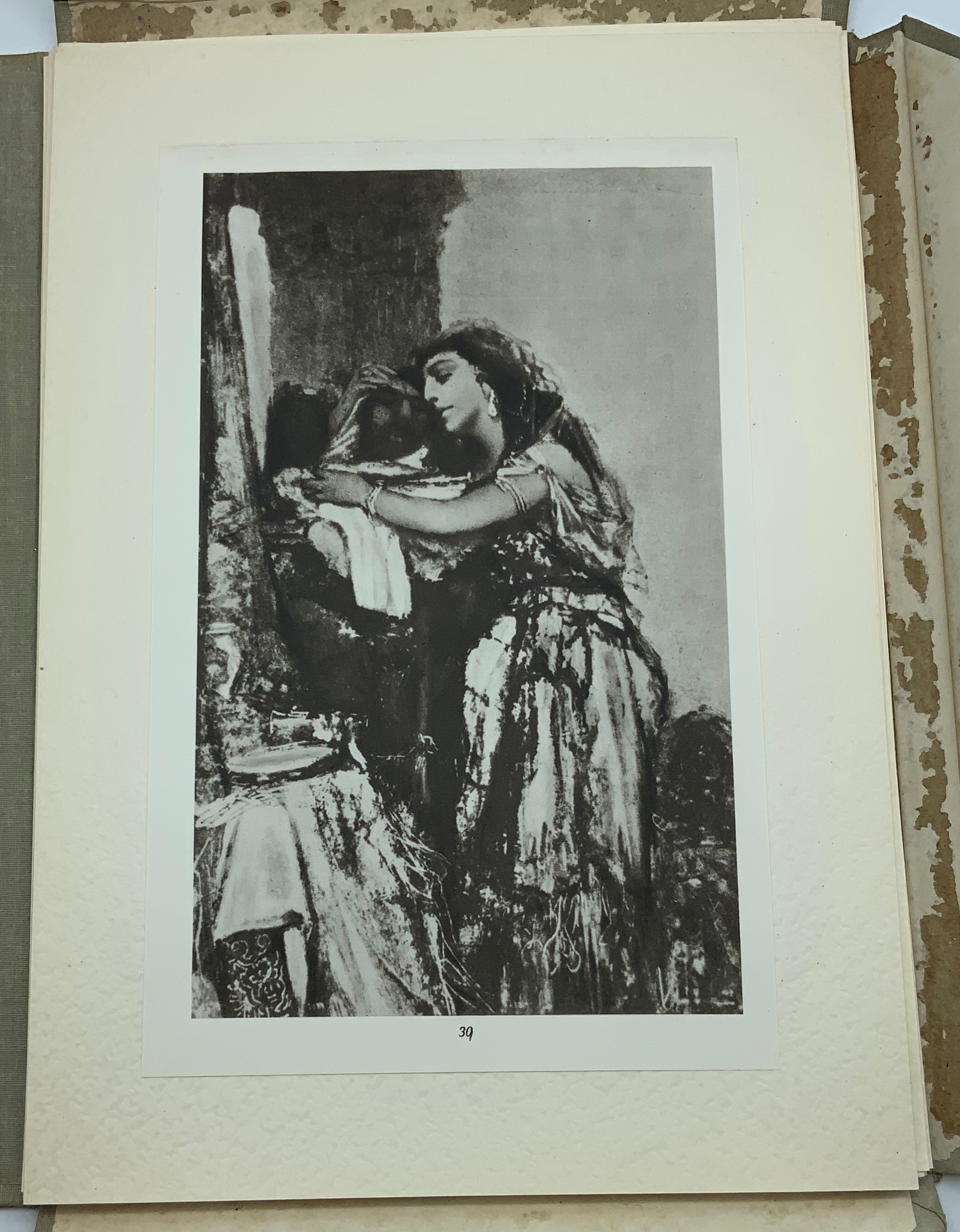 1961 MAURYCY GOTTLIEB (1856-1879) BOOK FOLIO CONTAINING 38 OF 39 REPRODUCTIONS OF THE ARTIST PAINTS - Image 4 of 4