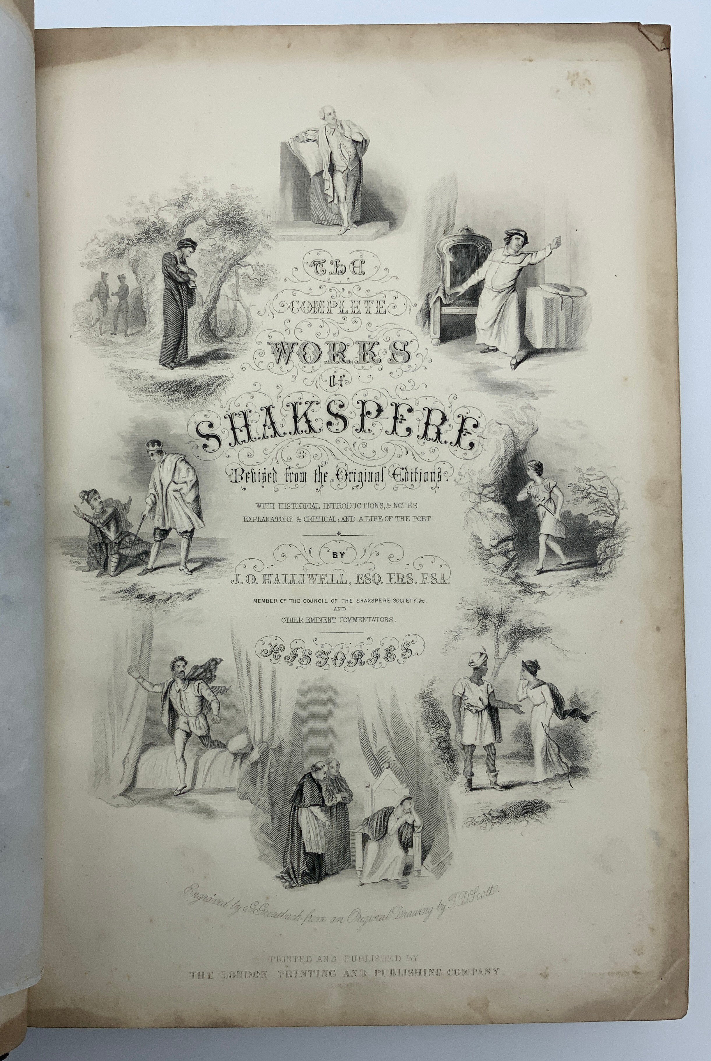 SHAKESPEARE WORKS IN THREE VOLUMES - Image 2 of 8