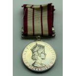 QUEEN ELIZABETH II NAVAL GENERAL SERVICE MEDAL 1 BAR NEAR EAST P/J.942039 S.B.MC ARTHUR. ORD.R.N