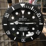 ROLEX STYLE WALL CLOCK