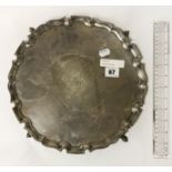 HALLMARKED SILVER SALVER