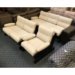 SCANDINAVIAN 3 PIECE LOUNGE SUITE