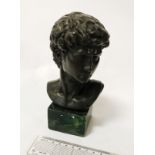 BRONZE BUST OF DAVID